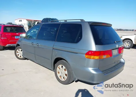 2002 Honda Odyssey Ex from USA, damaged, VIN 2HKRL18662H533439